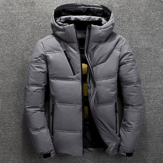 Chaqueta de Plumas para Hombre con Corte Atlético - Image 6