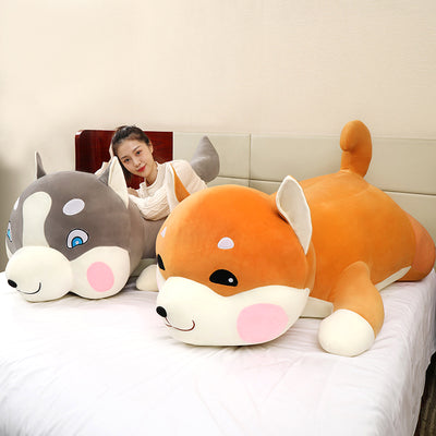Peluche Shiba Inu Adorable - Almohada Cómoda para Dormir - Image 6
