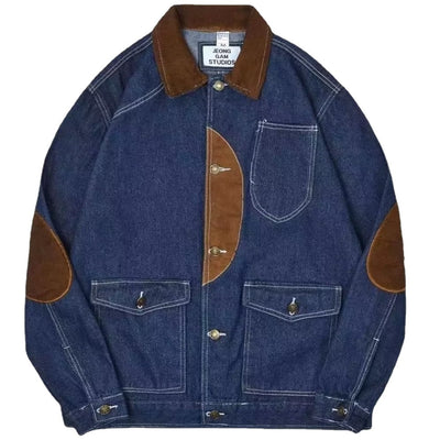 Chaqueta Safari Denim Vintage Lavado - Estilo Tough Guy para Hombre - Image 5