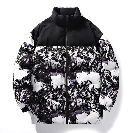 Chaqueta Acolchada Casual de Invierno para Hombre