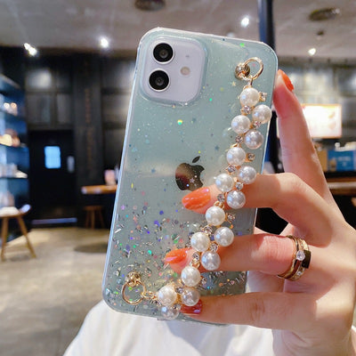 Funda Protectora para Celular con Brillo y Cuentas de Resina Epoxi - Image 11