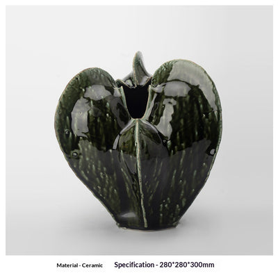 Florero de Cerámica Vintage Wabi-Sabi con Diseño Artesanal Texturizado - Image 20