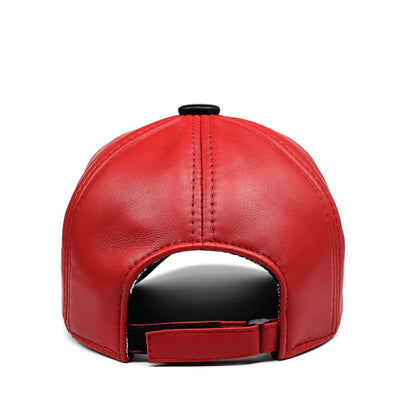 Gorra de Cuero Genuino Cordero para Parejas - Hombre y Mujer - Image 2
