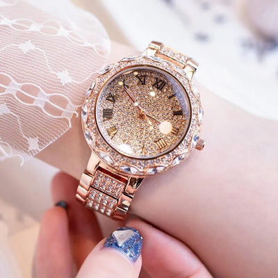 Reloj de Moda para Mujer con Diamantes Incrustados y Banda de Acero - Image 10