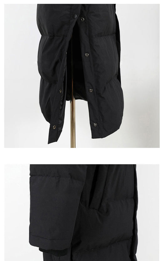 Abrigo de Algodón Acolchado Largo Suelto para Mujer - Image 23