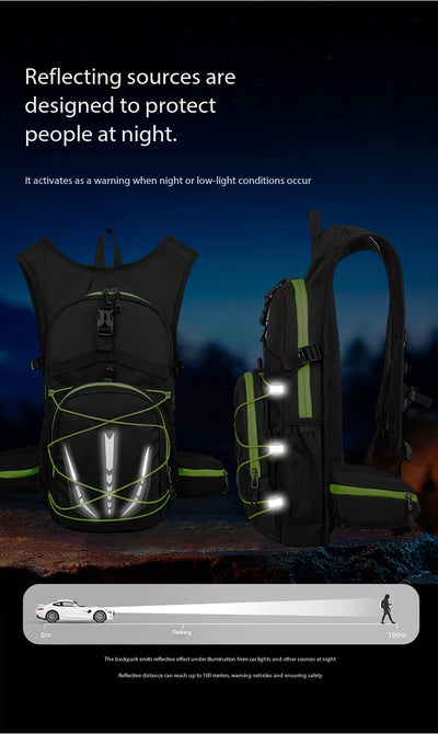 Mochila de Hidratación Ligera, Transpirable con Detalles Reflectantes - Image 24