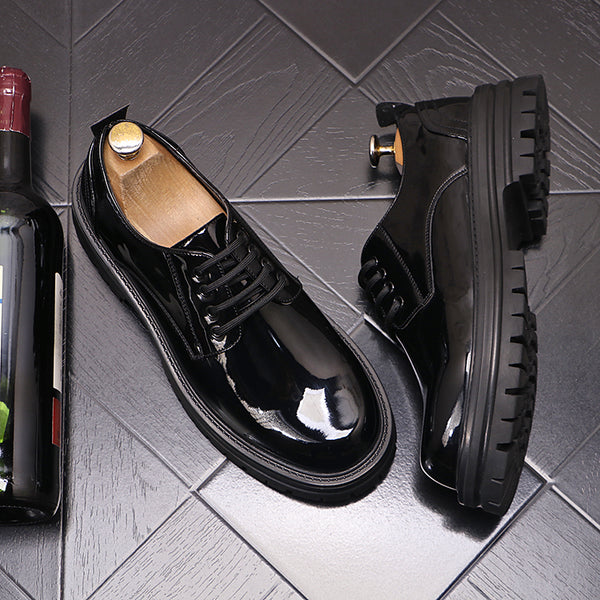 Zapatos de Cuero Casuales para Hombre con Suela Gruesa - Otoño Invierno - Image 3