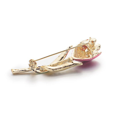 Broche de Diamante con Diseño de Tulipán - Image 12