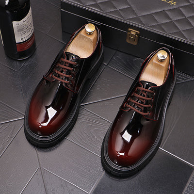 Zapatos de Cuero Casuales para Hombre con Suela Gruesa - Otoño Invierno - Image 10
