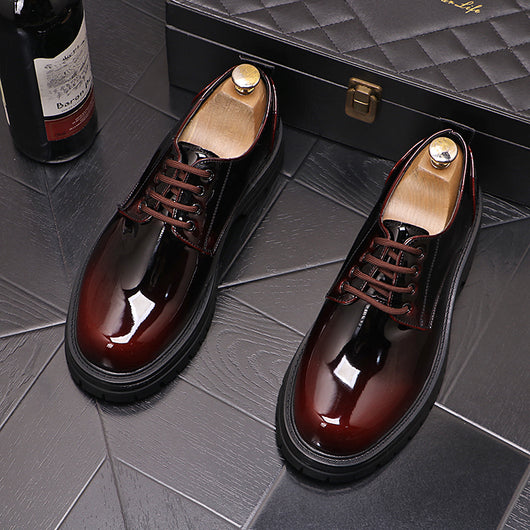 Zapatos de Cuero Casuales para Hombre con Suela Gruesa - Otoño Invierno - Image 10