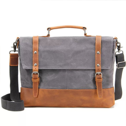 Bolsa de Hombro Retro Overflowing para Hombre - Image 9