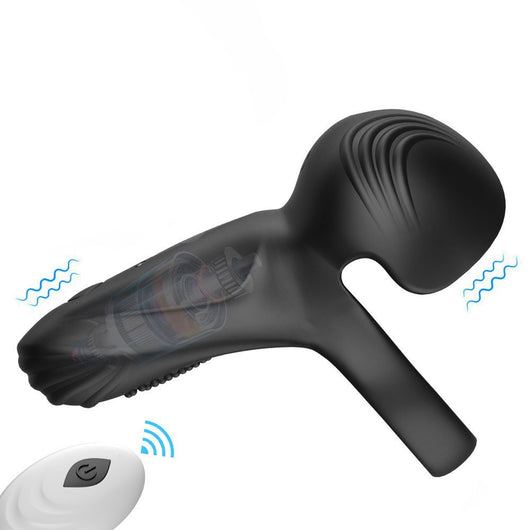 Anillo de Silicona Masajeador Eléctrico Resonancia para Hombre - Image 4