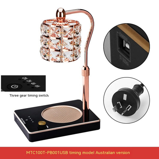 Lámpara de Aromaterapia Estilo Coreano con Difusor de Cera Ajustable - Image 6