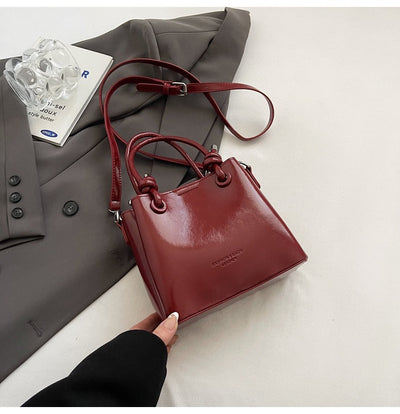 Bolso Bandolera de Moda para Mujer - Bolsa Bucket Portátil - Image 14