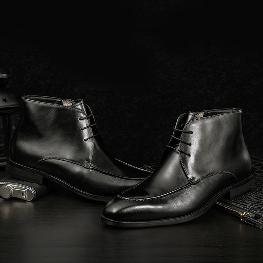 Botas Altas de Cuero para Hombre Knight - Estilo Robusto y Duradero