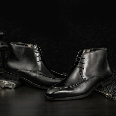 Botas Altas de Cuero para Hombre Knight - Estilo Robusto y Duradero