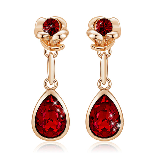 Aretes de Rosa Europeos y Americanos - Diseño Minimalista y Elegante - Image 6