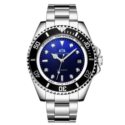 Reloj Automático Mecánico Luminoso de Acero Inoxidable con Esfera Multicolor - Image 11