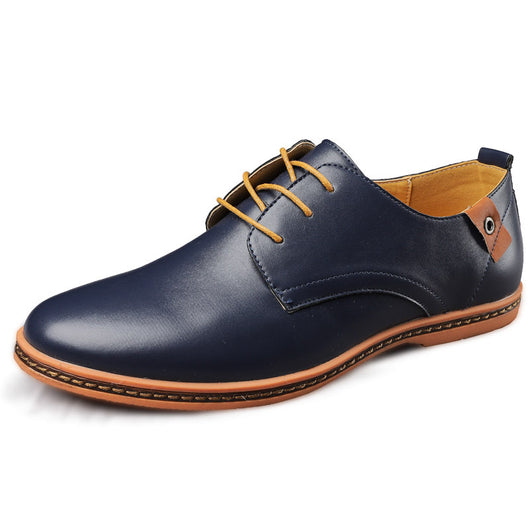 Zapatos de Cuero para Hombre Estilo Casual Business con Cordones - Image 5