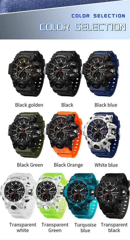 Reloj Deportivo Impermeable para Estudiantes - Diseño Moderno y Resistente - Image 26