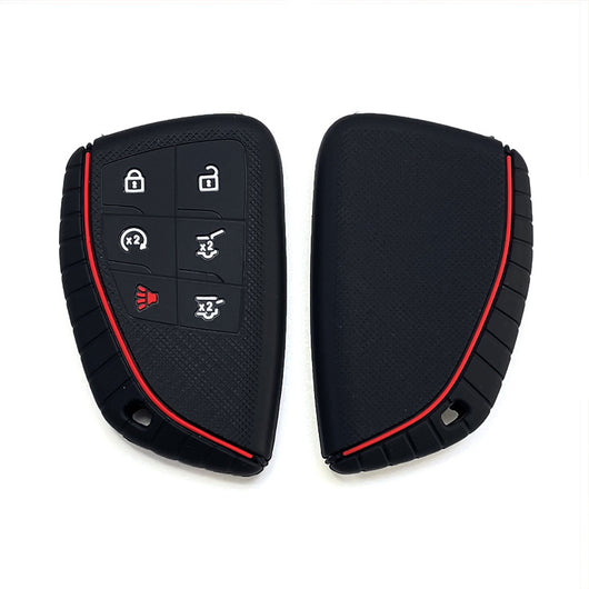 Funda Protectora de Silicona para Llave Chevrolet Tahoe Ivia GW con Patrón de Neumático - Image 13