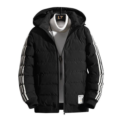 Abrigo Acolchado de Algodón para Hombre Estilo Coreano Invierno - Image 5