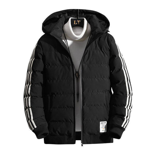 Abrigo Acolchado de Algodón para Hombre Estilo Coreano Invierno - Image 5