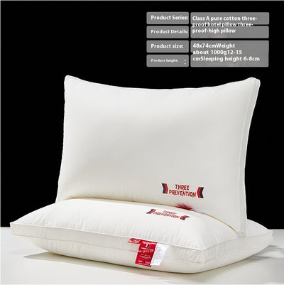 Almohada de Algodón Puro Antibacteriana Anti-ácaros Clase A - Image 12