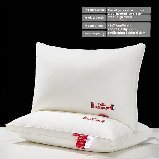 Almohada de Algodón Puro Antibacteriana Anti-ácaros Clase A - Image 12