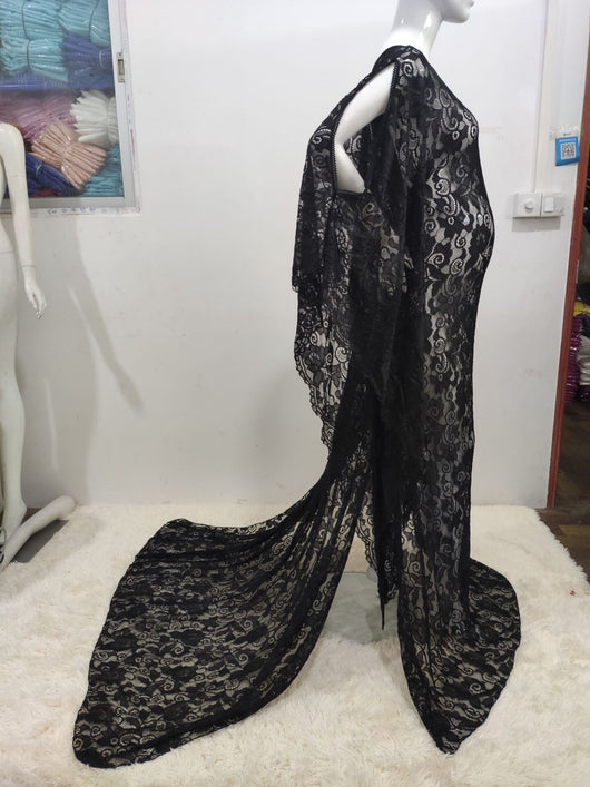 Vestido Maternal de Encaje con Cordón Ajustable - Image 13
