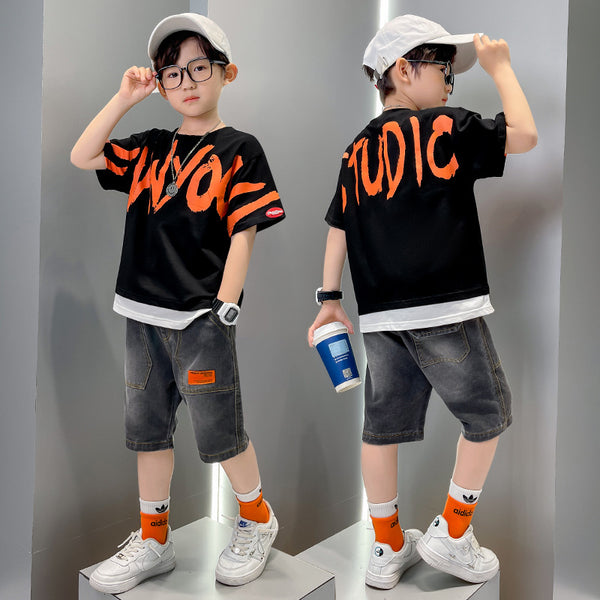 Playera Ejecutiva Manga Corta para Niño - Estilo Moderno