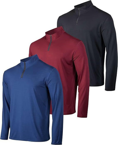 Polo Deportivo Hombre Manga Larga Elástico Transpirable Secado Rápido - Image 18