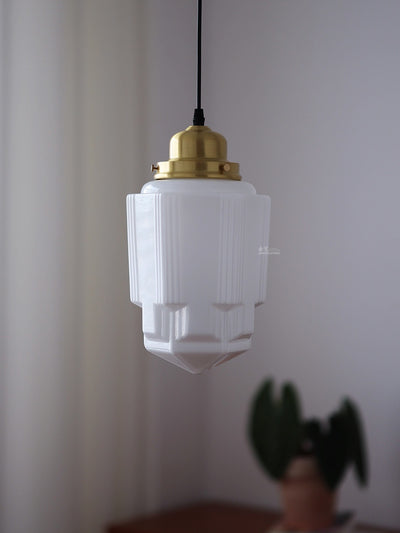 Lámpara Colgante Vintage Brass y Cristal para Dormitorio - Image 11