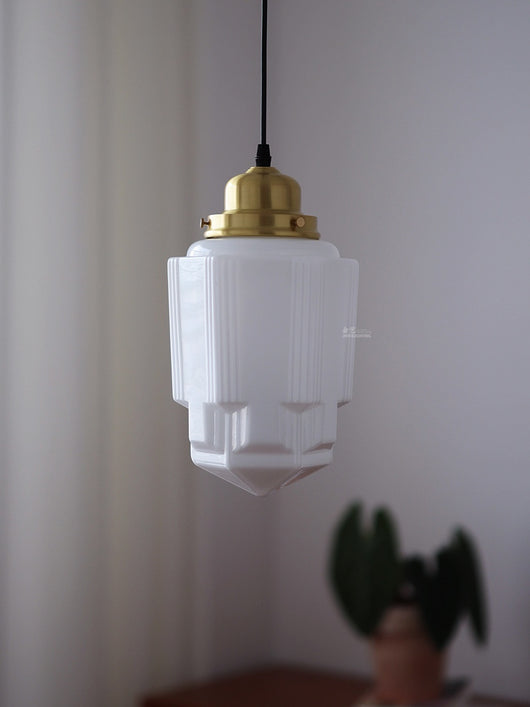 Lámpara Colgante Vintage Brass y Cristal para Dormitorio - Image 11