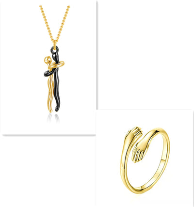 Collar Abrazo de Amor - Joyería Unisex para Parejas - Image 17