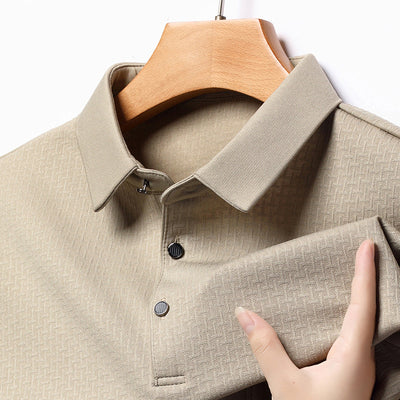Camiseta Jacquard Manga Larga Otoño para Hombre Joven y Adulto - Image 3