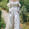 Vestido de Novia Gasa Estilo Francesa