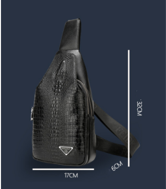 Bolsa de Pecho con Patrón para Hombre - Mochila Cruzada y Cintura - Image 5