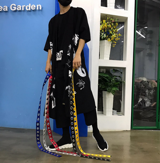 Cinturón Casual con Agujeros Grandes Estilo Harajuku Hueco Metálico para Mujer - Image 3