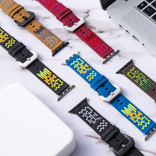 Correa de Reloj de Cuero Trenzado Universal