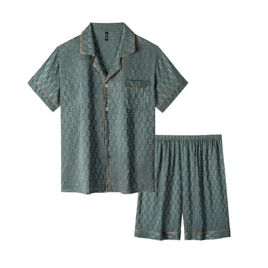 Pijama Hombre Ice Silk Primavera Verano Transpirable y Ligero - Image 4