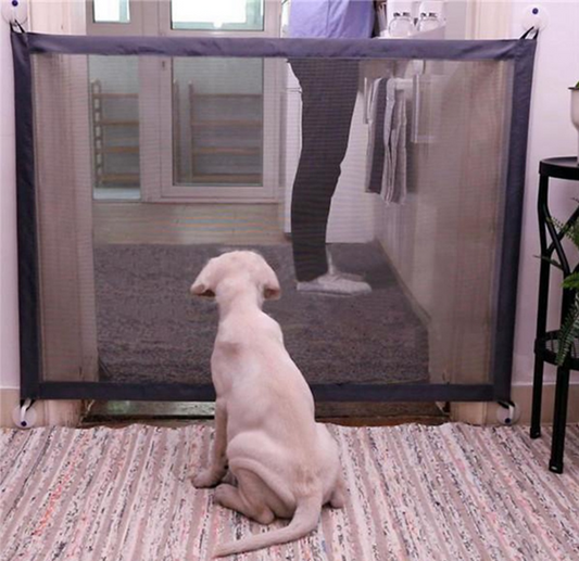 Valla de Seguridad con Obstáculos para Perros