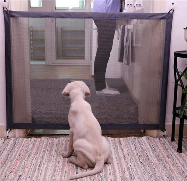 Valla de Seguridad con Obstáculos para Perros