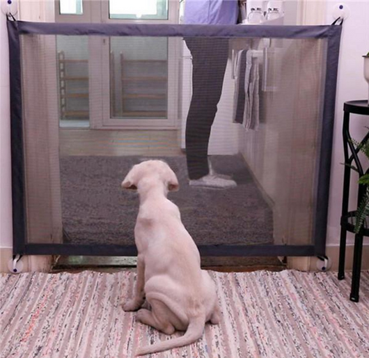 Valla de Seguridad con Obstáculos para Perros