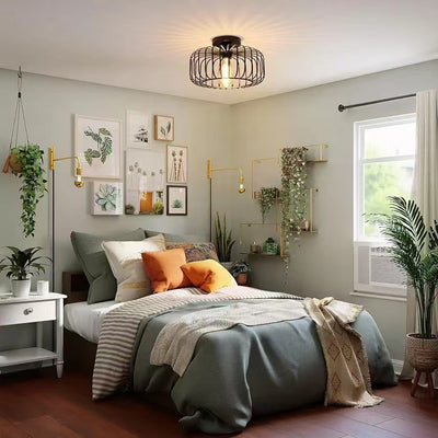 Lámpara de Techo Redonda para Sala y Dormitorio - Image 16