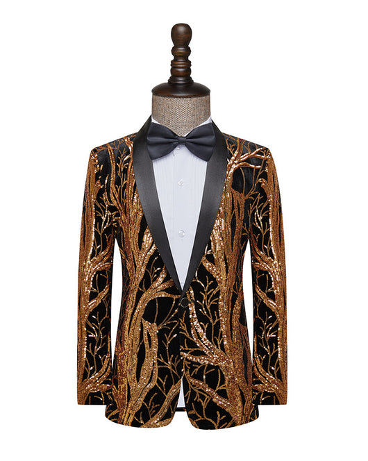 Traje Blazer Lentejuelas Hombre - Chaqueta Versátil Performance - Image 16