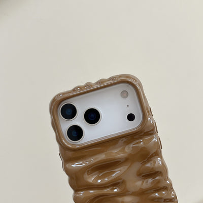 Funda Plisada 3D con Patrón Crema para Carcasas Lisas - Image 14