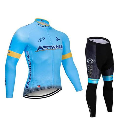 Traje de Ciclismo Manga Larga de Secado Rápido para Hombre