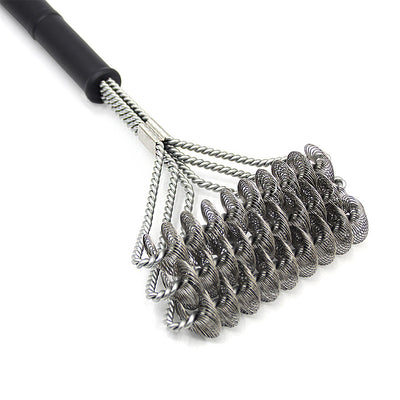 Cepillo Limpiador BBQ Profesional de Acero Inoxidable con Cerdas de Alambre - Image 7