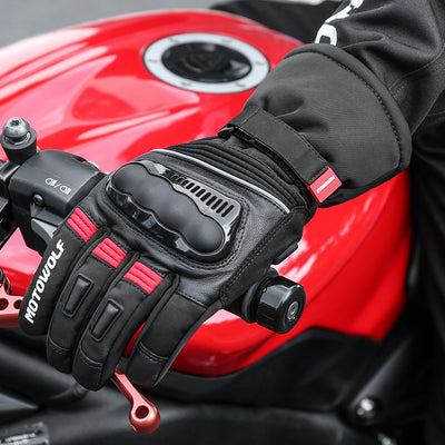 Guantes de Moto Impermeables y Cortavientos - Protección Total en Invierno